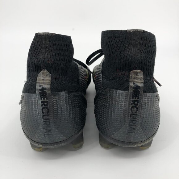 Nike Black & Yellow Mercurial Superfly 8 Elite Athletic Shoes | Good Condition
